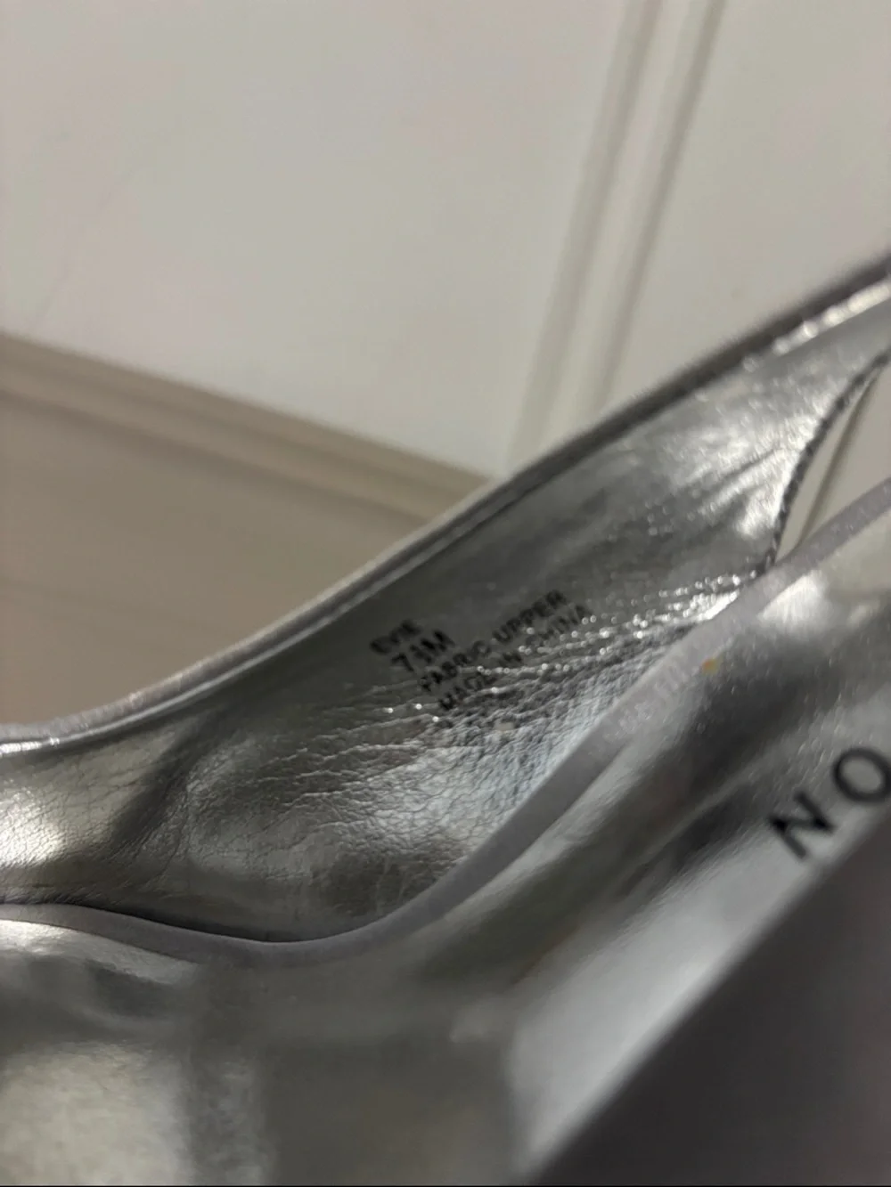 Silver Satin Peep-Toe Slingback Heels with Knot Detail